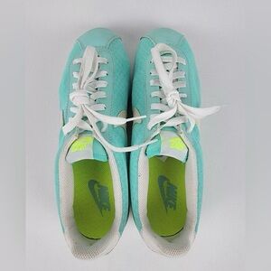 Nike Classic Cortez BR Sneakers Womens | Size 10 | Electric Blue Lemonadeπ